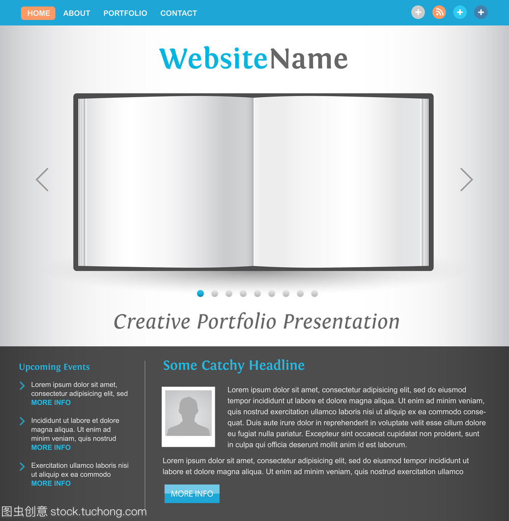 创意网站设计模板 打造视觉与功能并重的网页体验